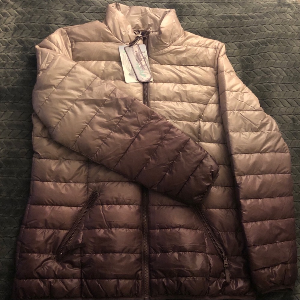 NWT Ombré Puffer Jacket